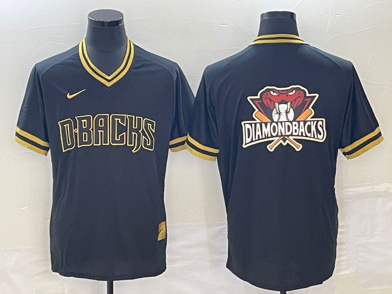 Men's Arizona Diamondbacks Black Alternate Replica Team jersey
