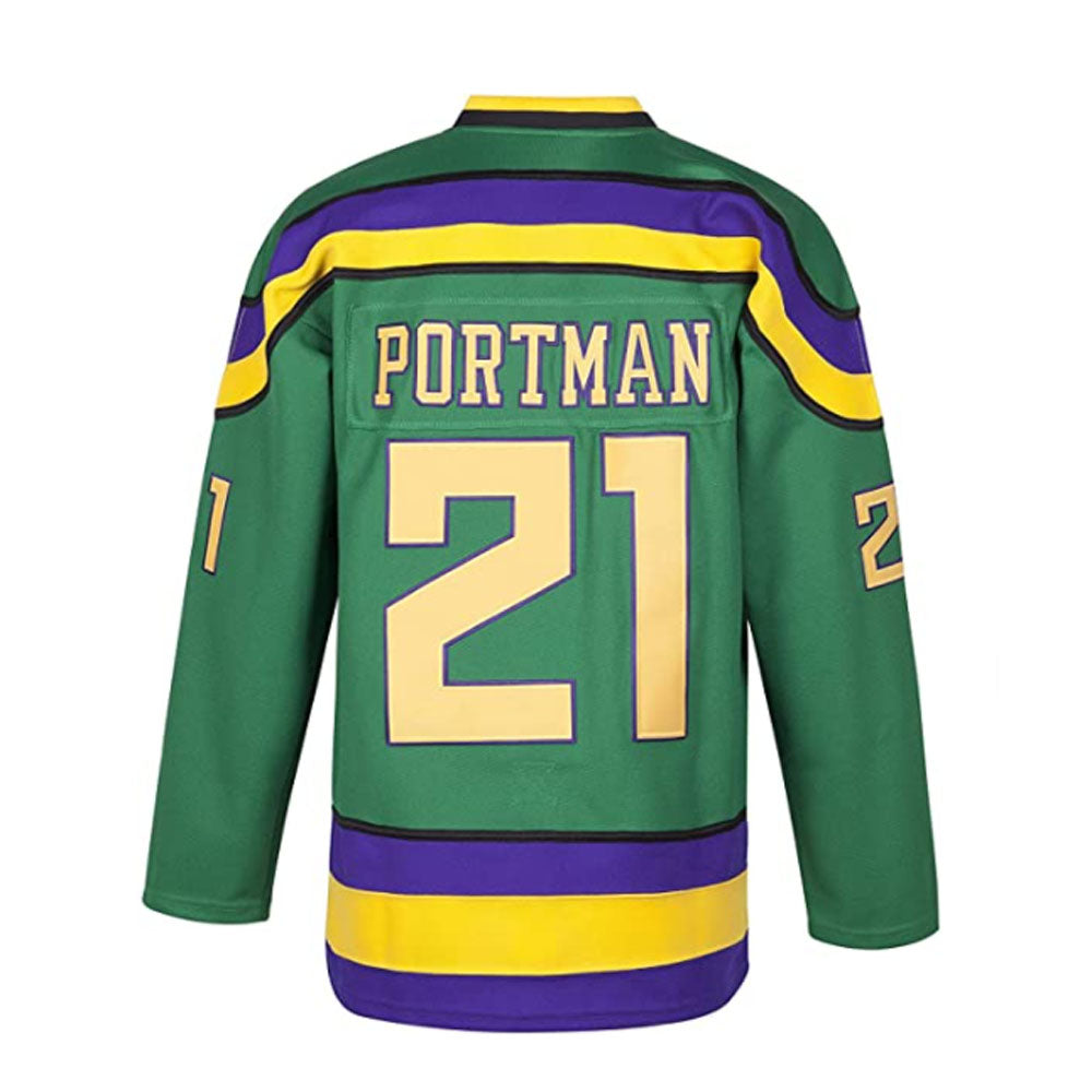 Men's Anaheim Ducks Dean Portman #21 Green Breakaway jersey