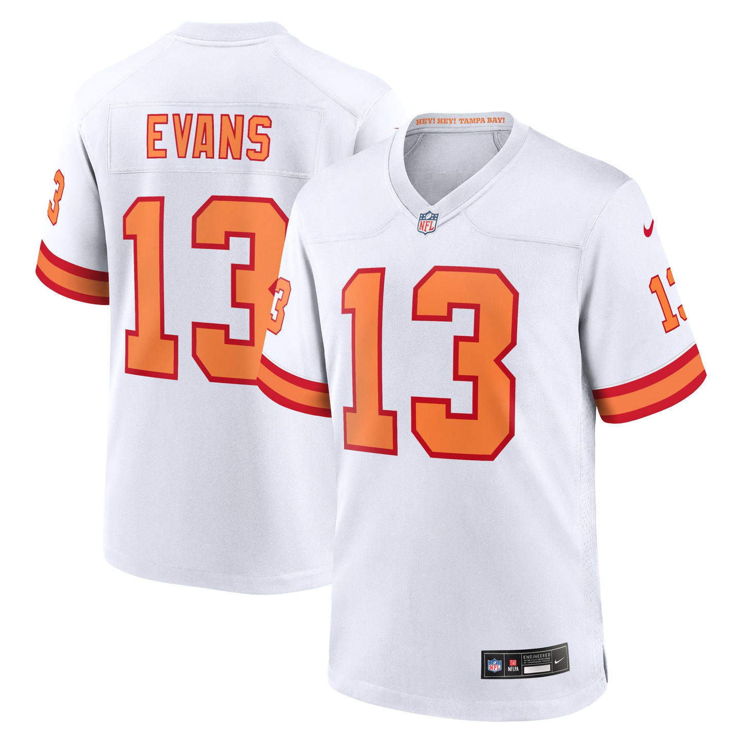 76 Tampa Bay Buccaneers Mike Evans White Game Jersey