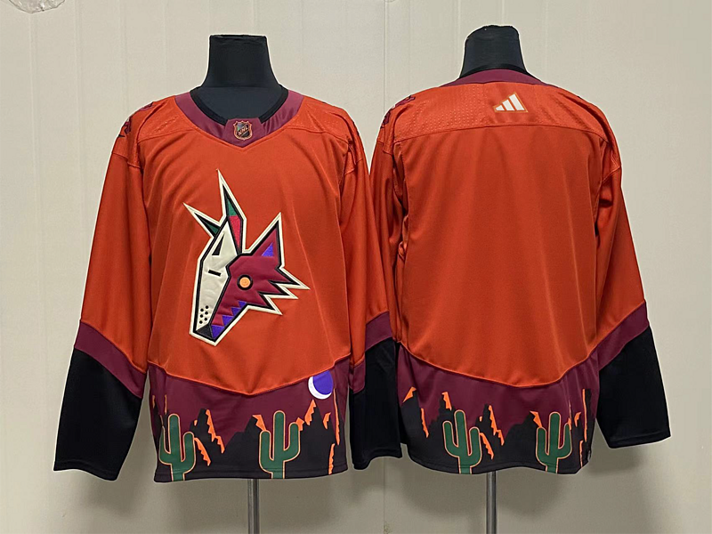 Men's Arizona Coyotes Burnt Orange Special Edition 2.0 Breakaway Blank jersey