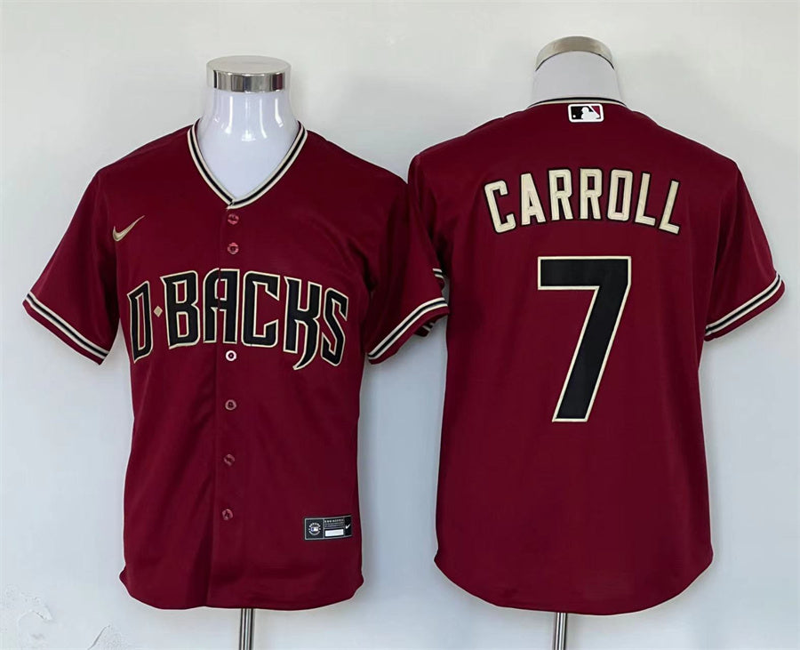 Men's Arizona Diamondbacks Corbin Carroll #7 Red Limited Player jersey