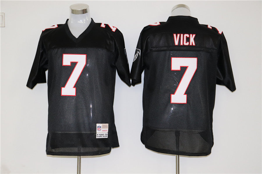 Men's Atlanta Falcons Michael Vick Mitchell & Ness Black Legacy Replica jersey