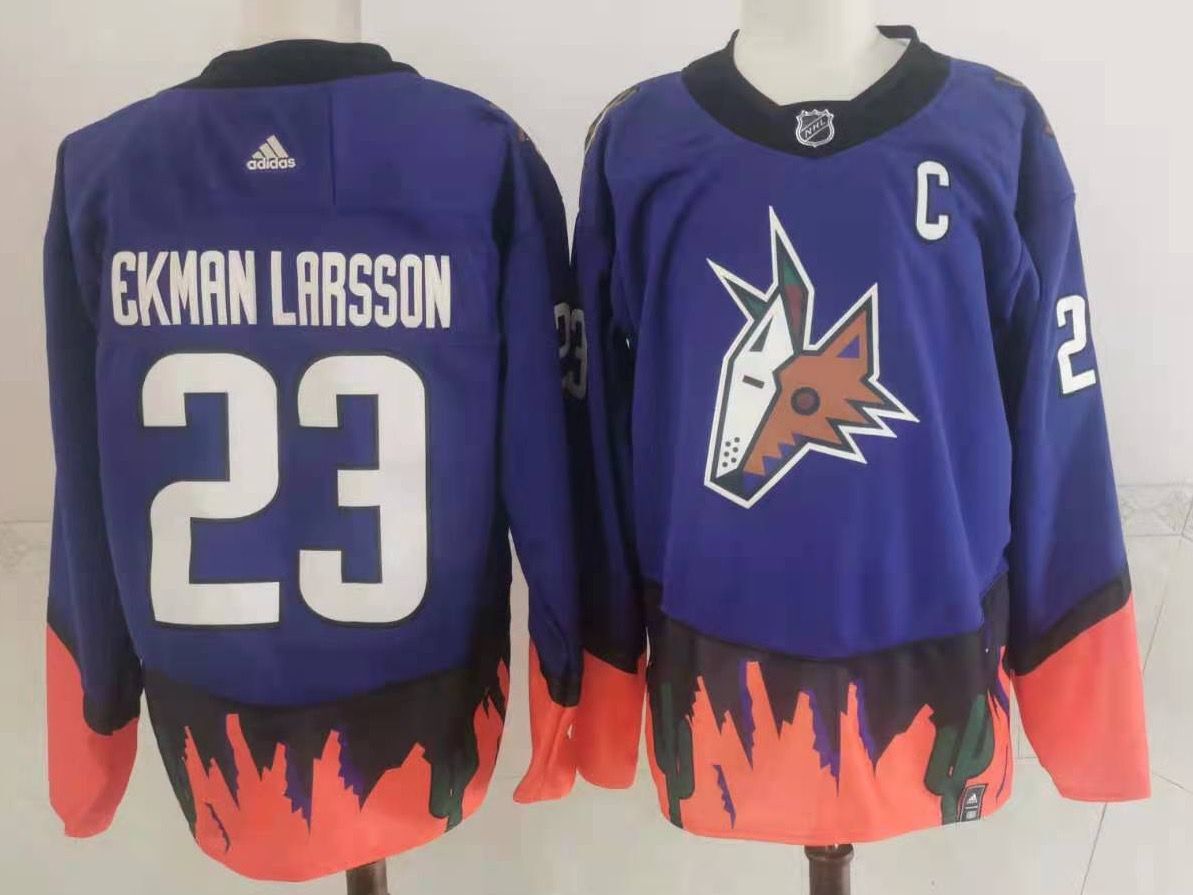 Men's Arizona Coyotes Oliver Ekman-Larsson #23 Blue Breakaway Player jersey