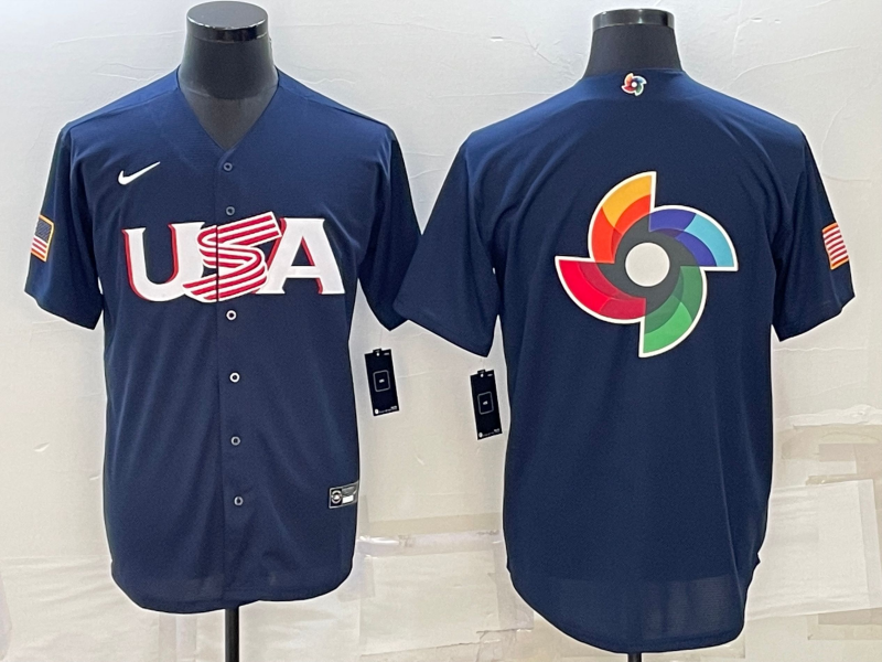 Men's 2023 World Baseball Classic USA Navy jersey