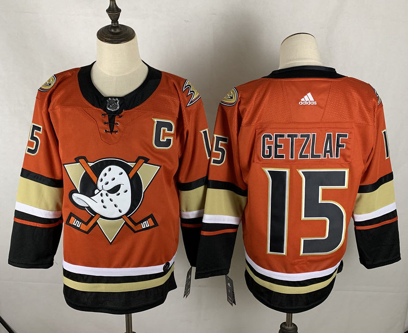 Men's Anaheim Ducks Ryan Getzlaf #15 Red Breakaway jersey