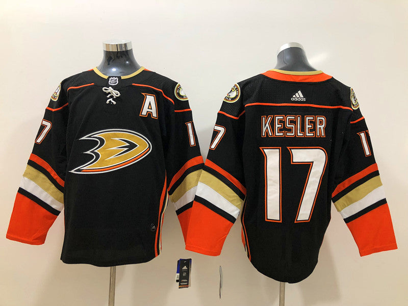 Men's Anaheim Ducks Ryan Kesler #17 Black Home Breakaway Player jersey