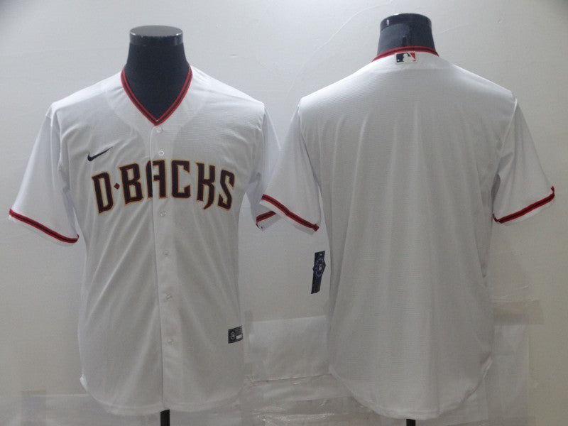 Men's Arizona Diamondbacks White Replica Blank jersey