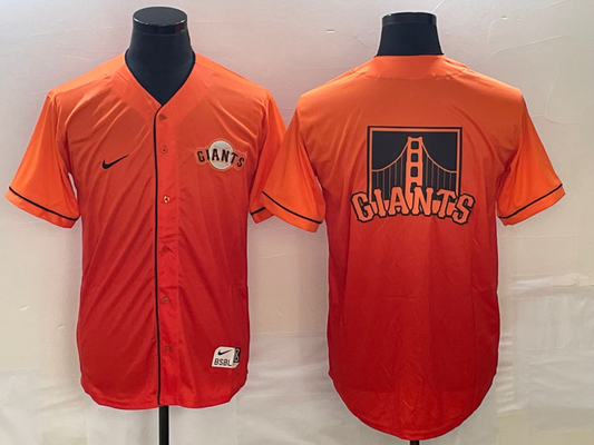 Men's San Francisco Giants Orange Alternate Replica Player jersey