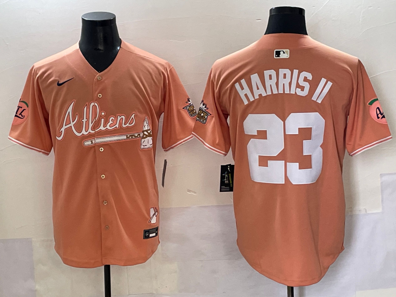 Men's Atlanta Braves Michael Harris II #23 Pink 2025 City Connect Limited Player Jersey