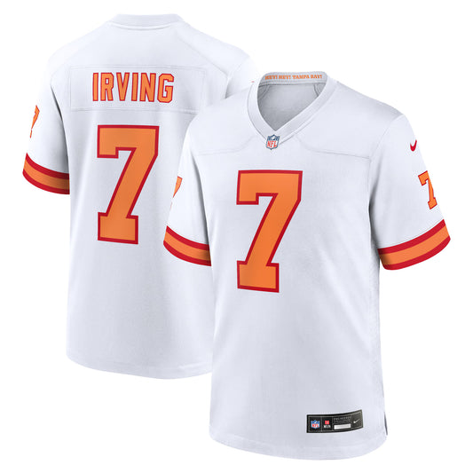 76 Tampa Bay Buccaneers Bucky Irving White Game Jersey