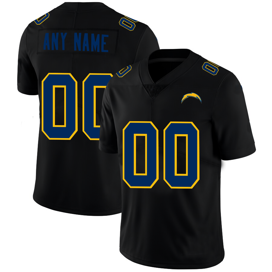 custom Los Angeles Chargers Football Jerseys Black American Stitched Name And Number Size S to 6XL Christmas Birthday Gift