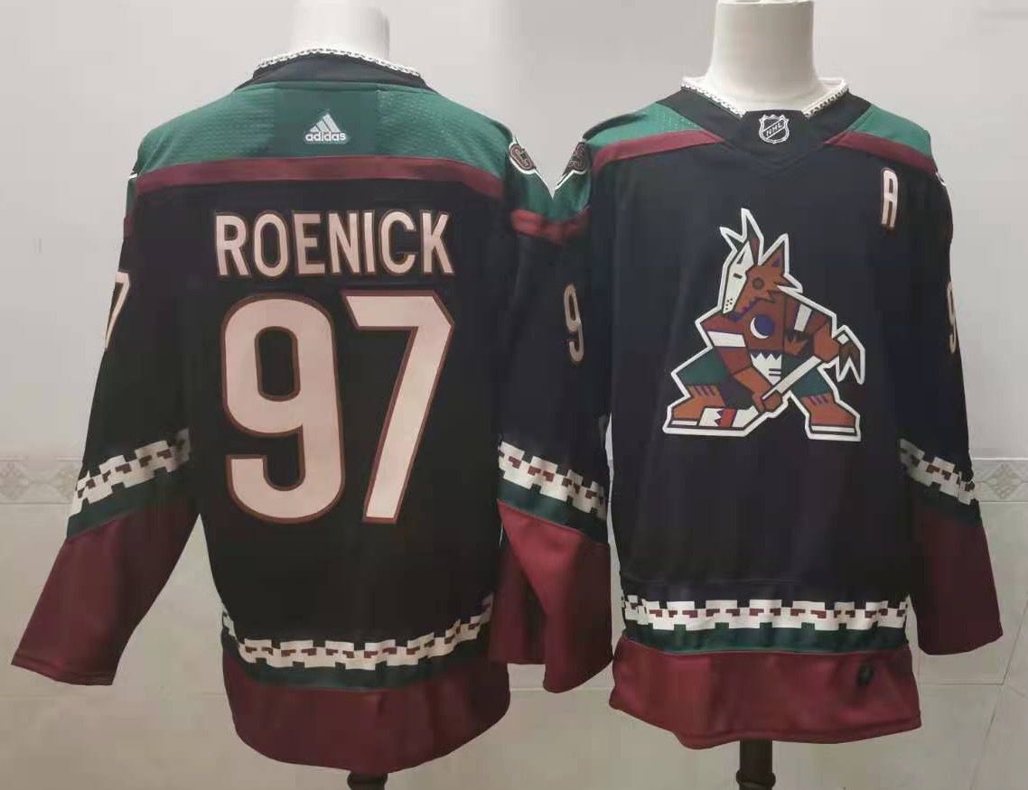 Men's Arizona Coyotes Jeremy Roenick #97 Black Home Breakaway jersey