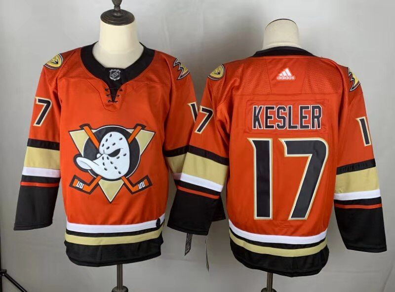 Men's Anaheim Ducks Ryan Kesler #17 Red Breakaway Player jersey