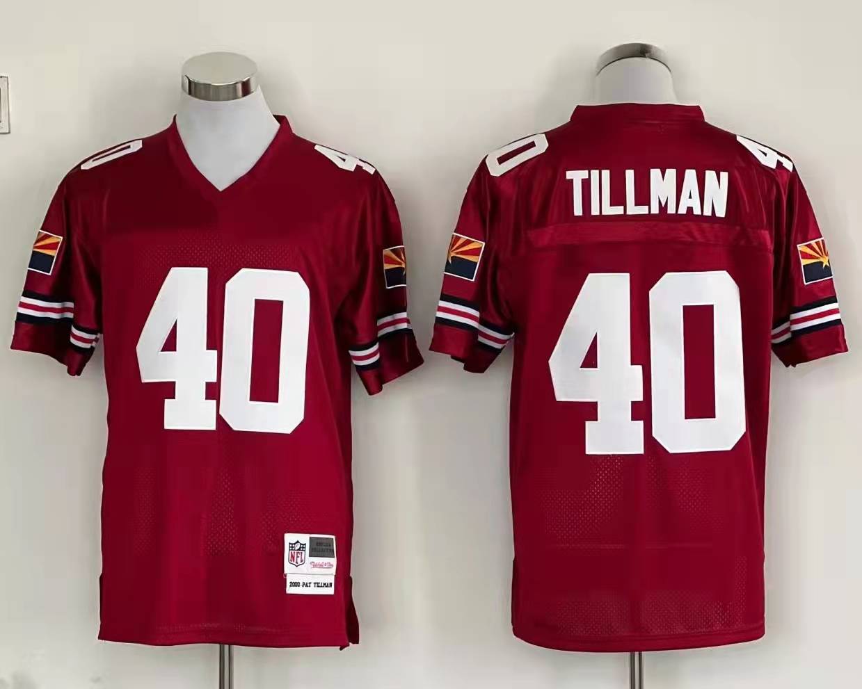 Men's Arizona Cardinals Pat Tillman Mitchell & Ness Cardinal Legacy Replica jersey